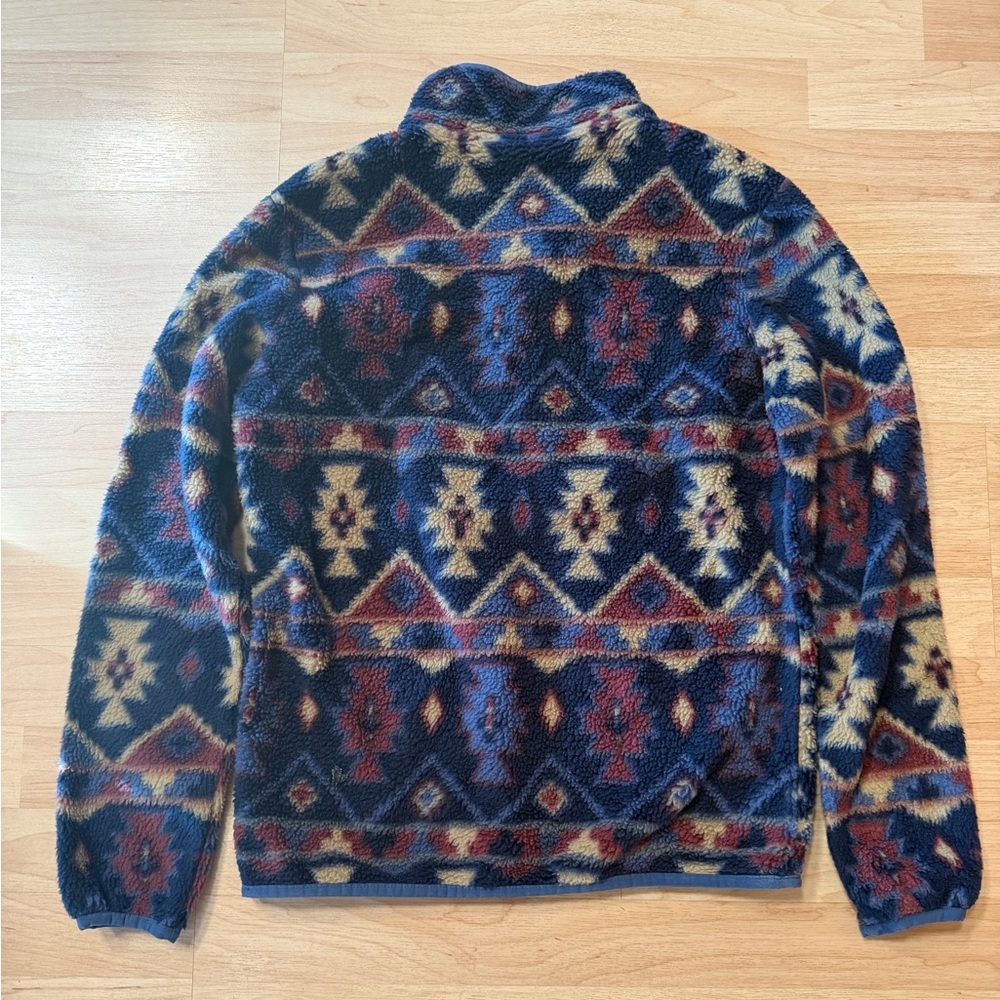 Vintage Weatherproof Snap Aztec Pattern Pullover - Picture 2 of 5